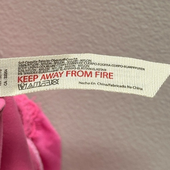 NEW Free People Intimately Forever Young Lace & Mesh Hot Pink Bodysuit Women’s M - Picture 7 of 12